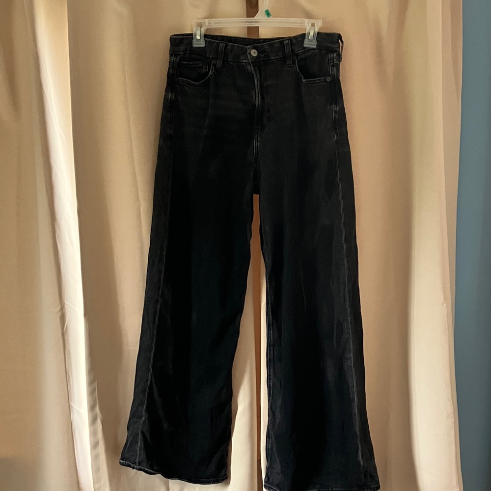 American Eagle Outfitters Black Flare Jeans